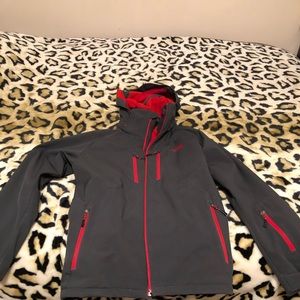 Northface Jacket - Two layered (red/gray)
